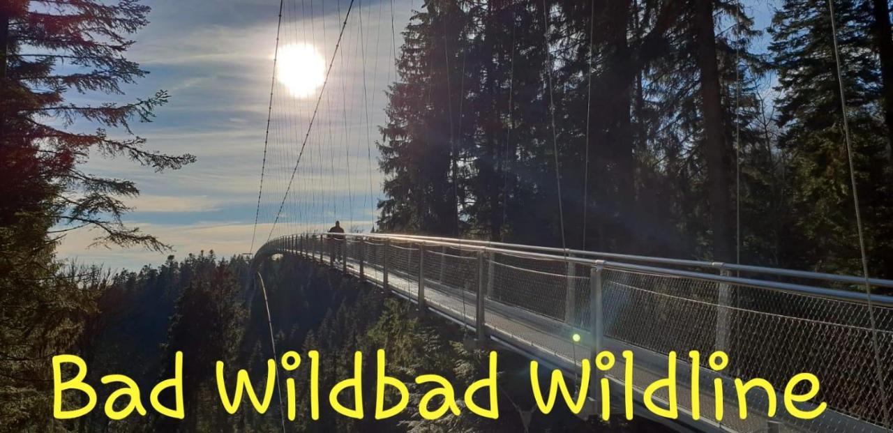 Apartement Am Waldrand Bad Wildbad Exterior photo
